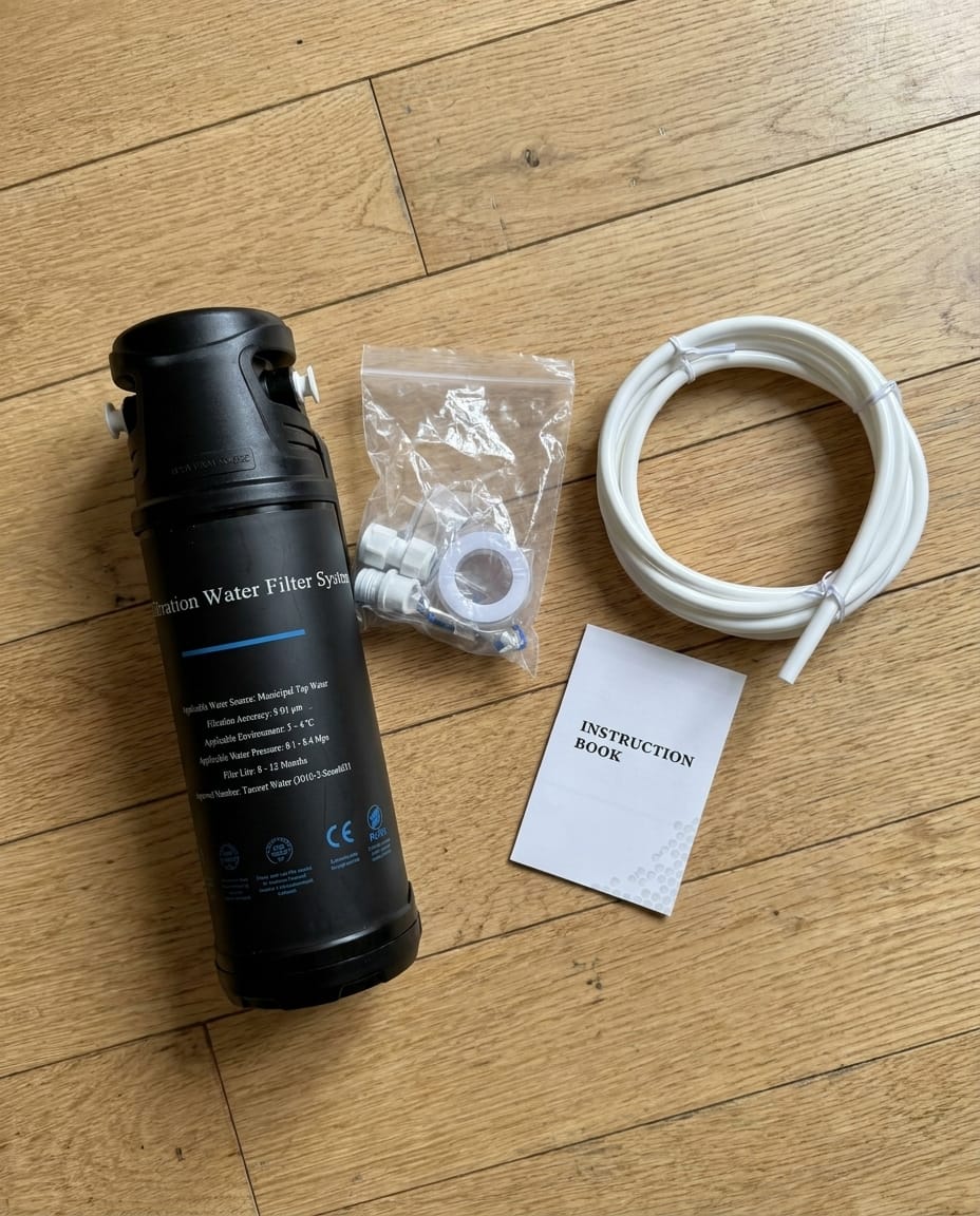 Customer photo review of M8-2 Under Sink Water Filter System 0.01μm Ultrafiltration