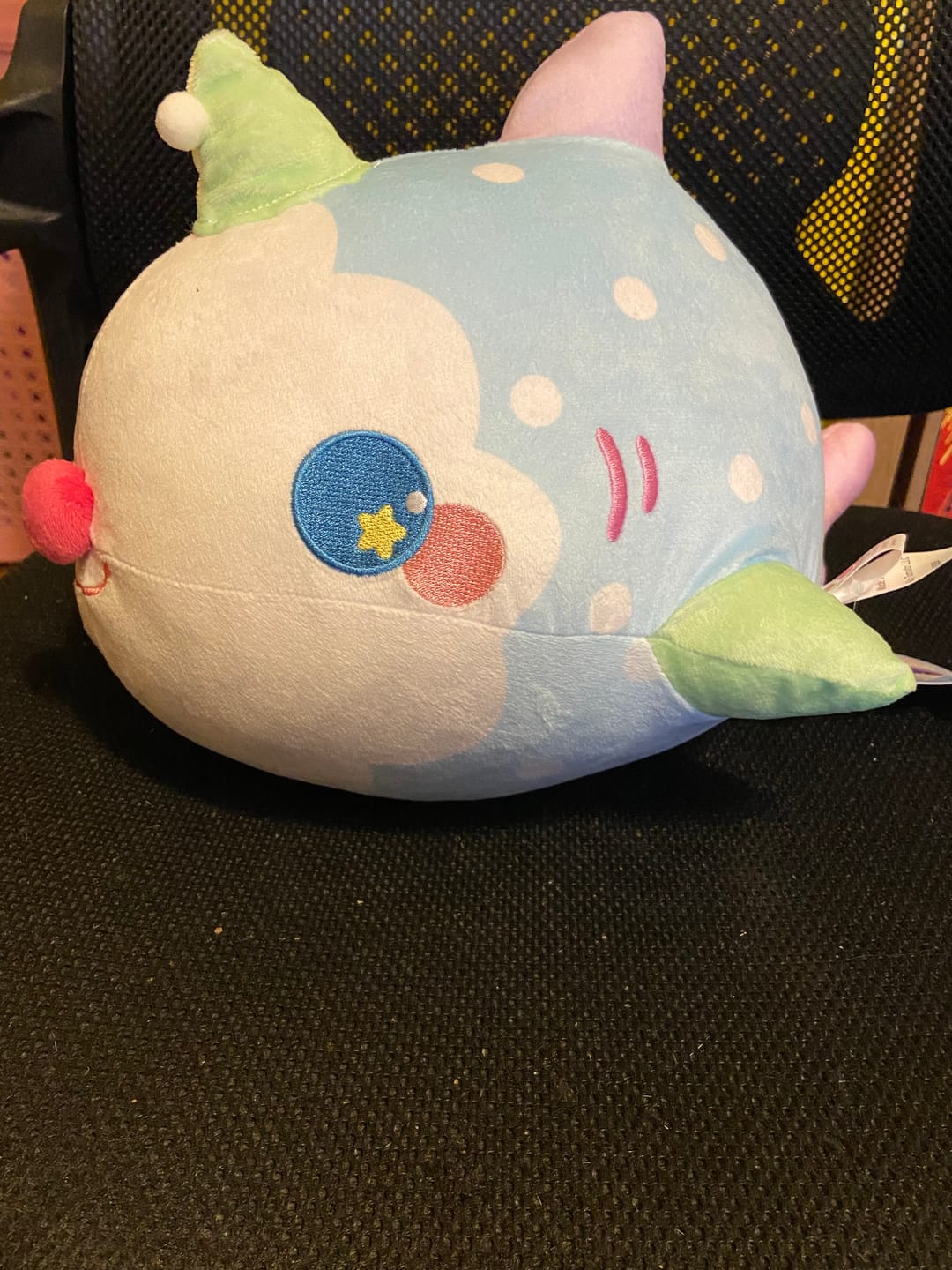 Customer photo review of Clown Chark Plushie - PREORDER!