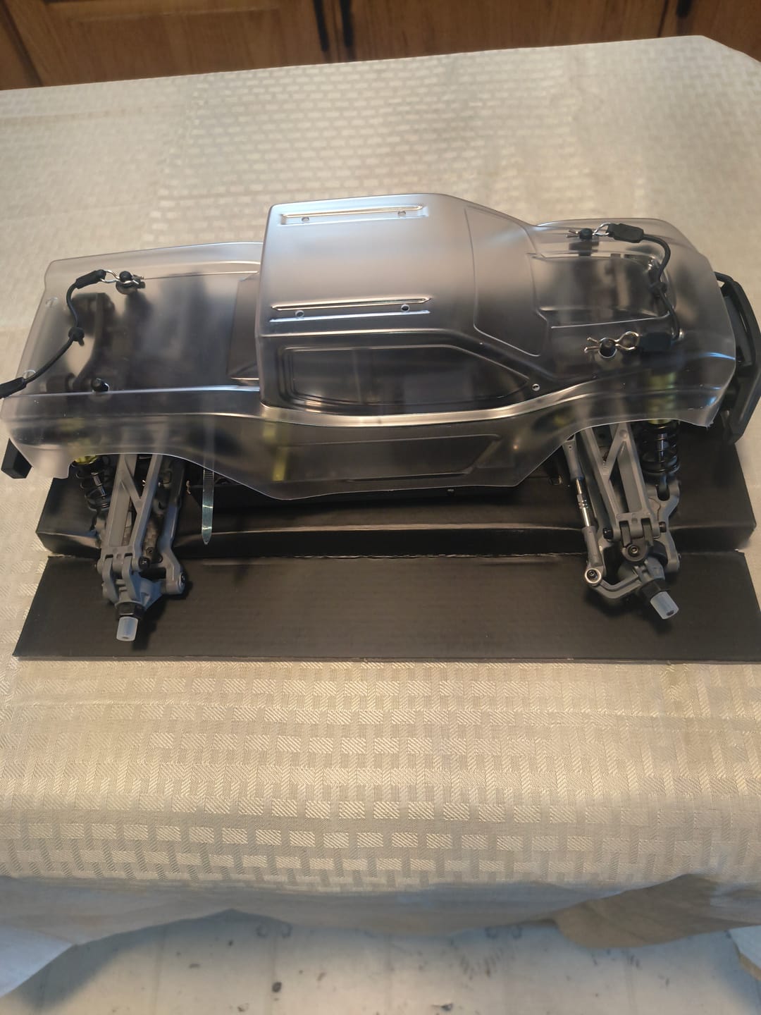 Customer photo review of Omni-Terminator MINI 1/10 Carbon Fiber Monster Truck Roller (Without electric parts)