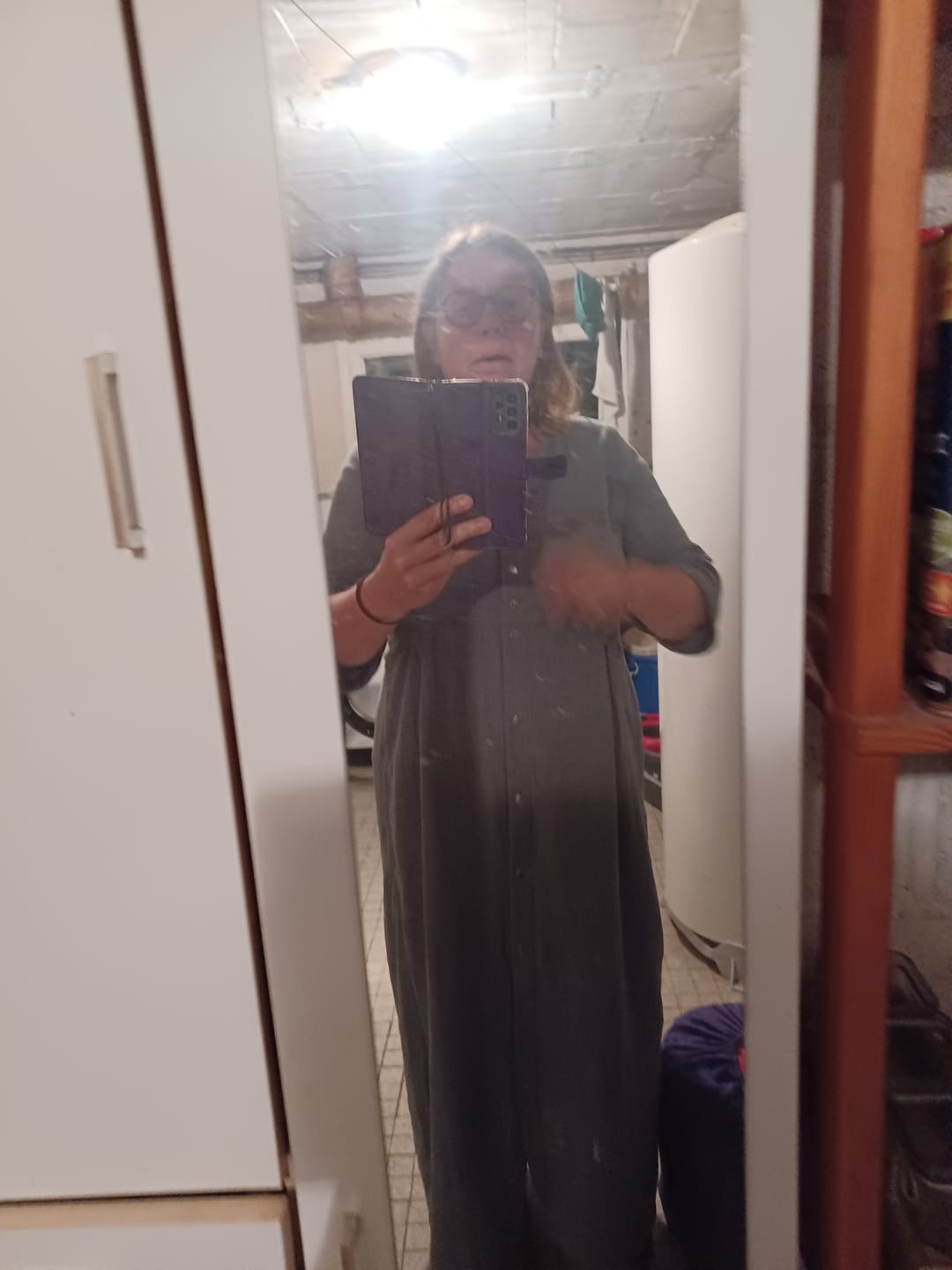 Customer photo review of Robe Diane - Double gaze de coton cactus