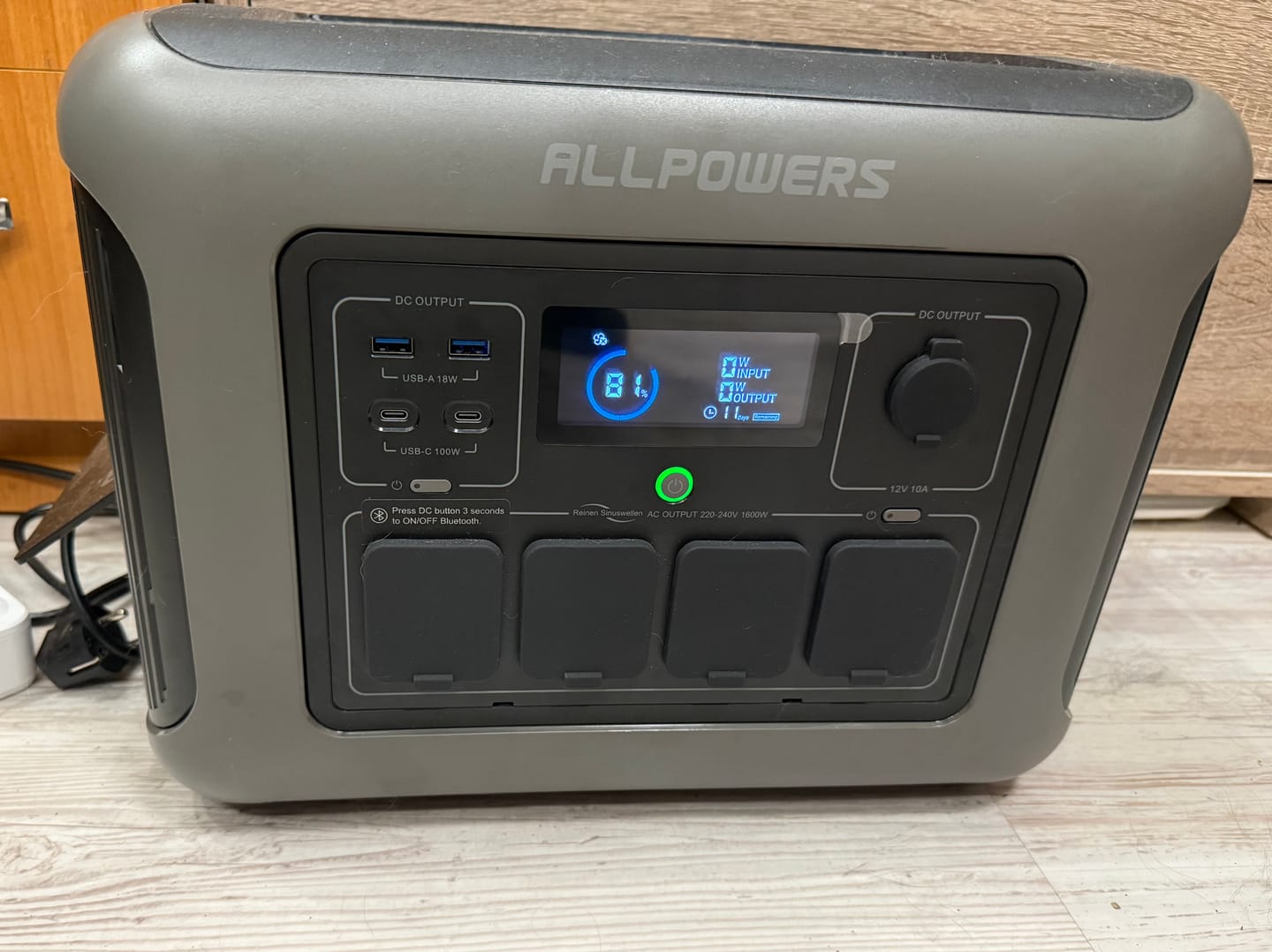 Customer photo review of ALLPOWERS R1500 LITE Portable Power Station 1600W 1056Wh