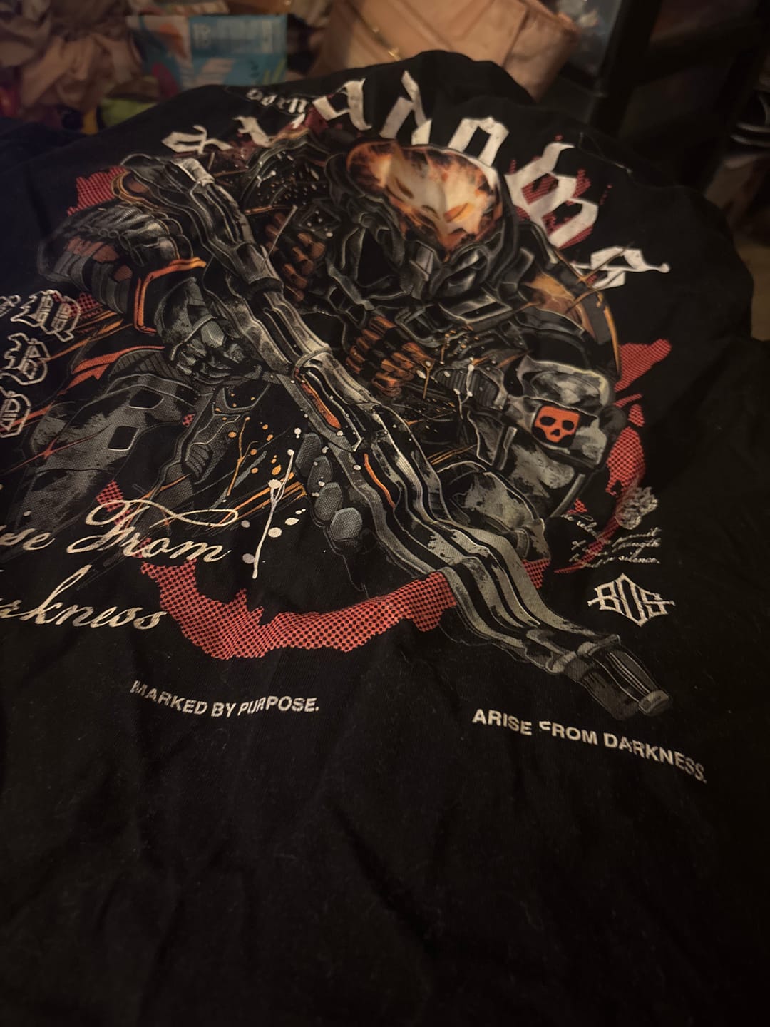 Customer photo review of [Limited Edition] 'Halo: Emile-A239' Back T-Shirt