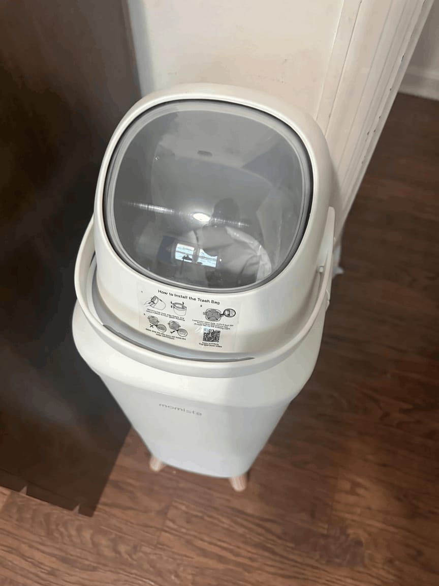 Customer photo review of PureBin – Windeleimer mit Geruchsverschluss