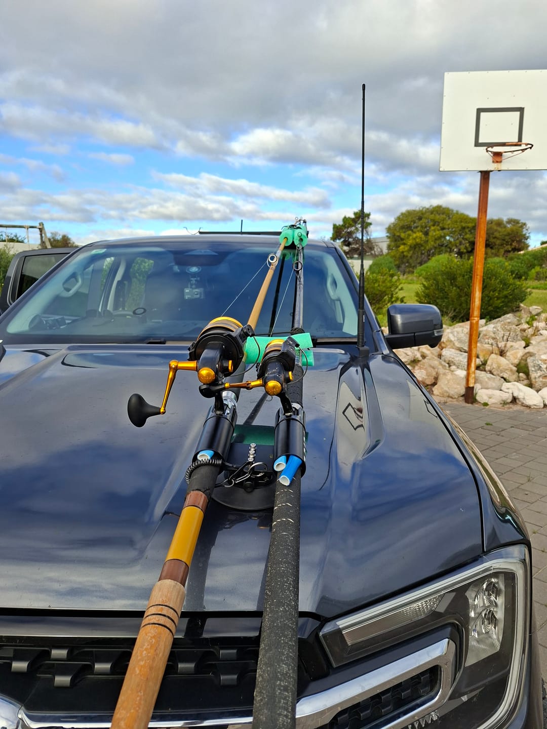 Customer photo review of ZBAD1 - Super Suction Mount Rod Holder