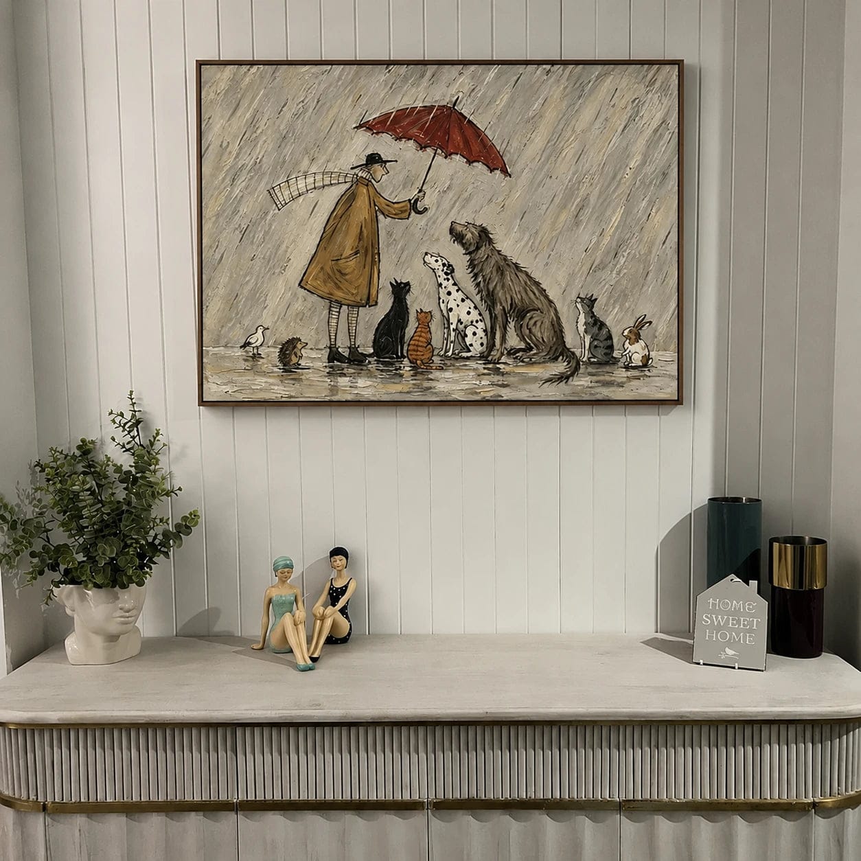 Customer photo review of Modern Folk Art｜Rainy Day Gathering