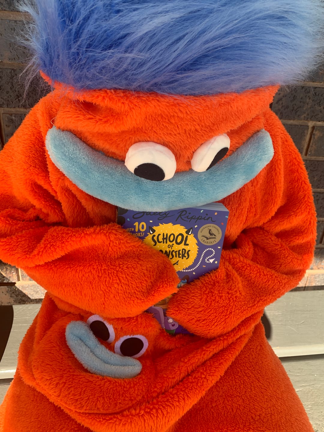 Customer photo review of Snuggo™ Monster Onesie