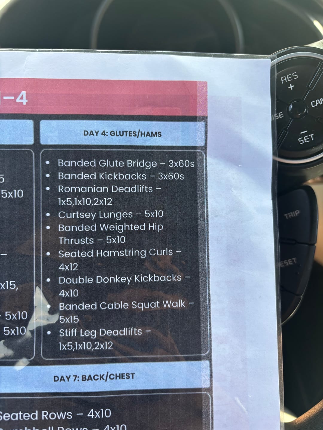 Customer photo review of Standard "Big" Booty & Legs Workout Program - Gym