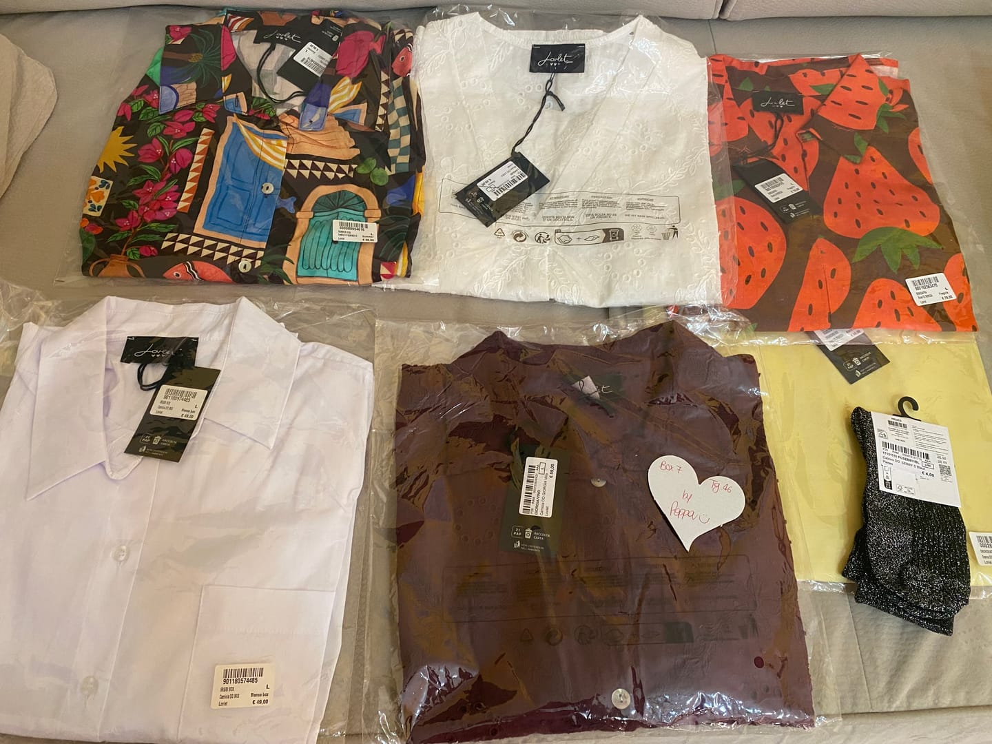 Customer photo review of MYSTERY 📦 BOX ABBIGLIAMENTO E ACCESSORI DONNA [€79]