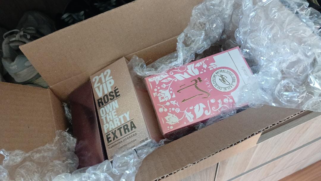 Customer photo review of PACK DE 5 PERFUMES