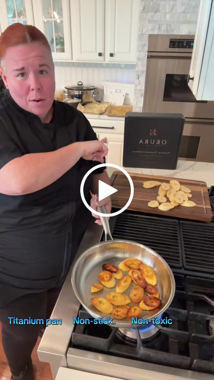 Customer video review of Hand-Hammered Titanium Pan