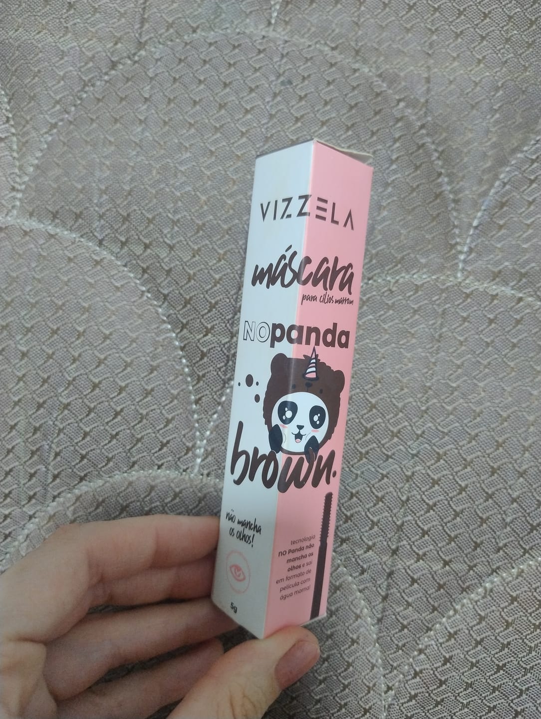 Customer photo review of Máscara No Panda Brown Vizzela - Marrom