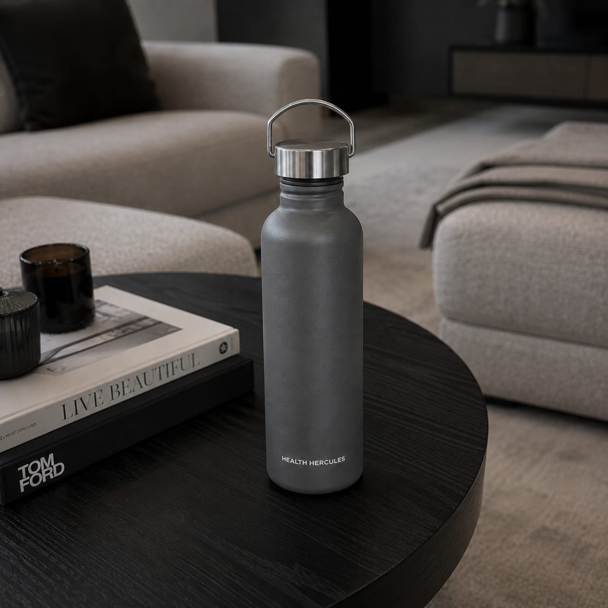 Customer photo review of 100% Stainless Steel Water Bottle