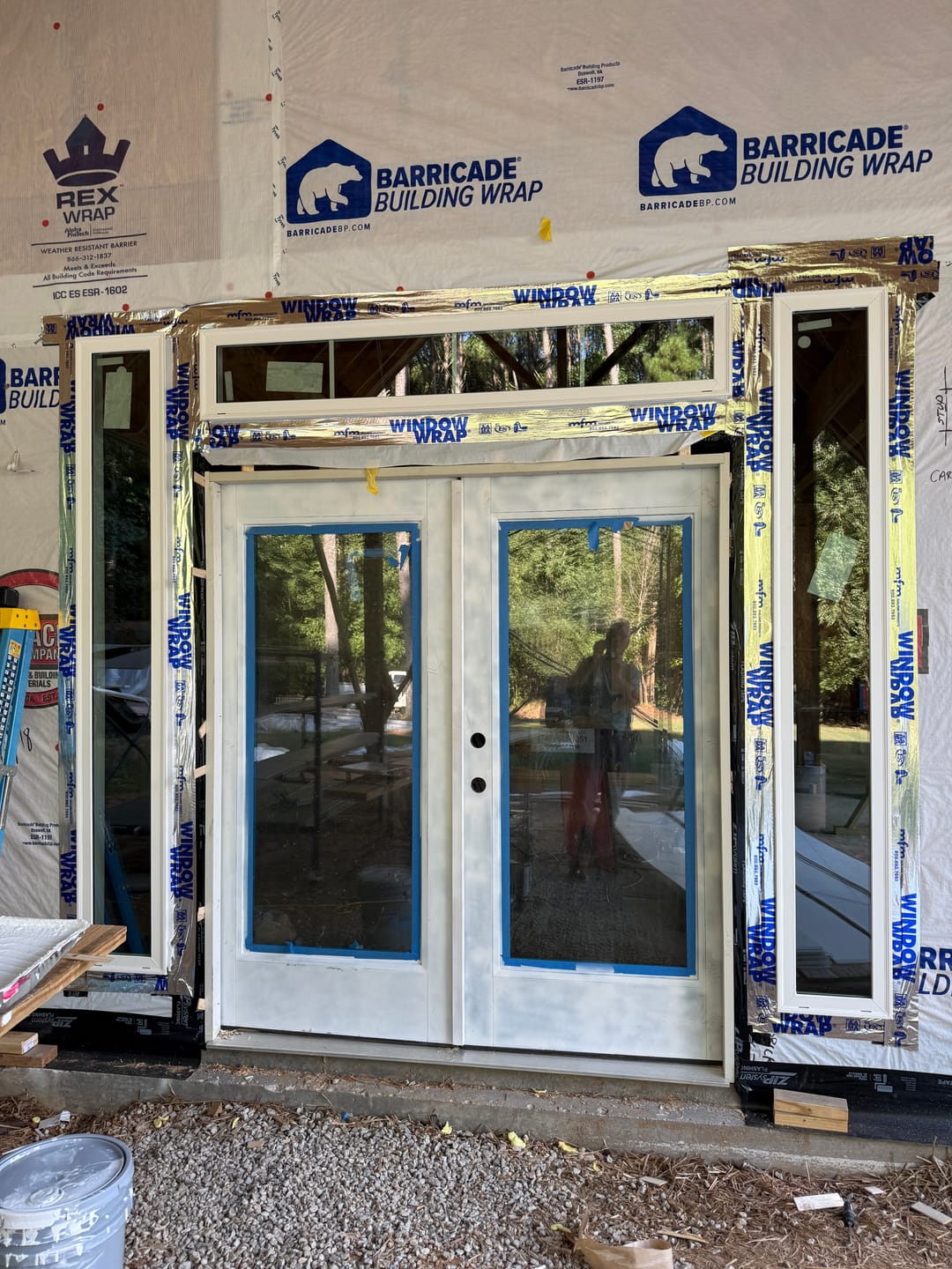 Customer photo review of Exterior Blank Jamb Leg (Primed Poplar)