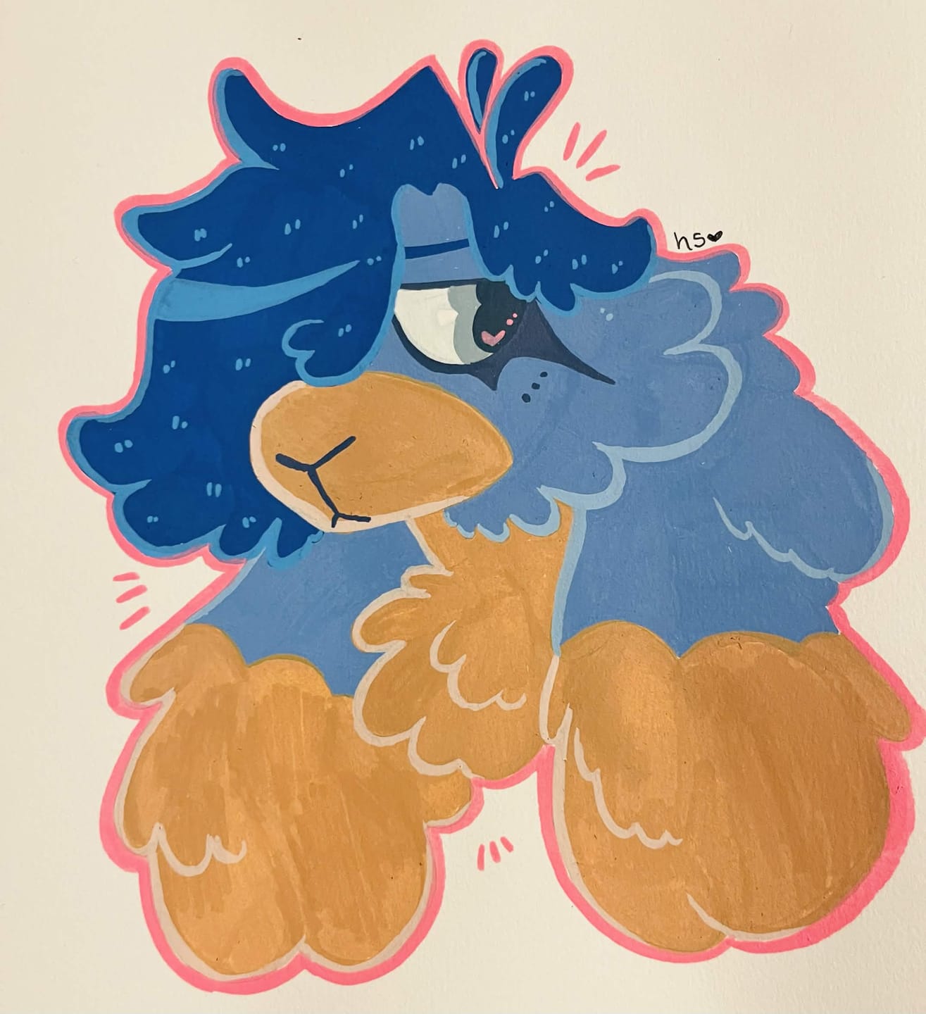 Customer photo review of Ohuhu Nahuku Direct-ink Acrylic Markers