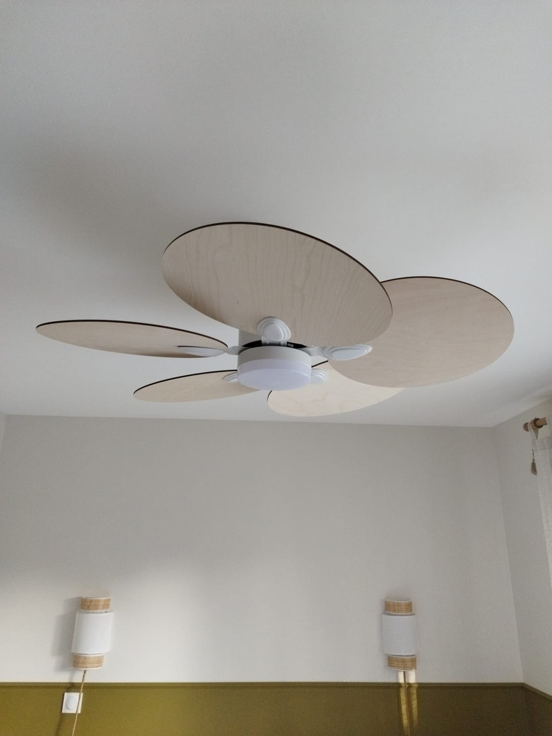 Customer photo review of Dahlia | Ventilateur de plafond