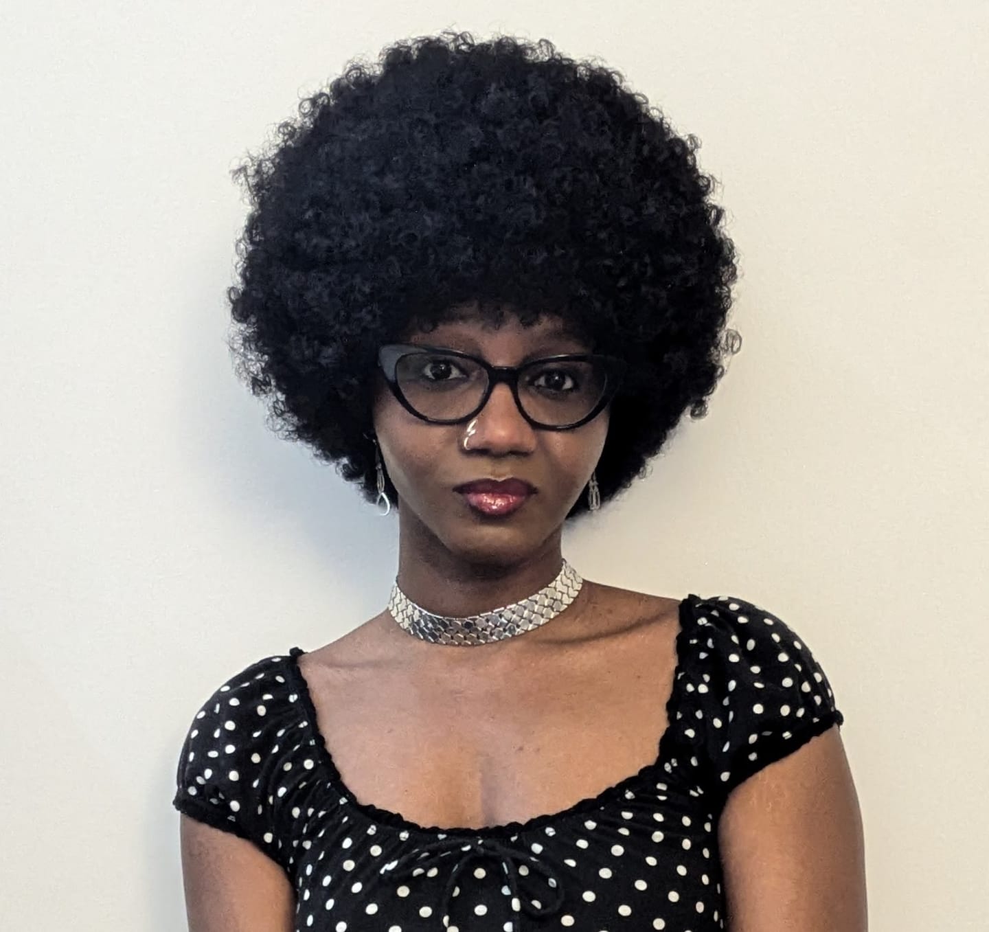 Customer photo review of Freetress Equal Full Wig - AFRO MEDIUM