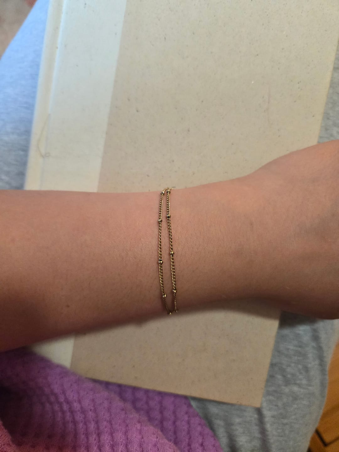 Customer photo review of Coastline Layers Bracelet