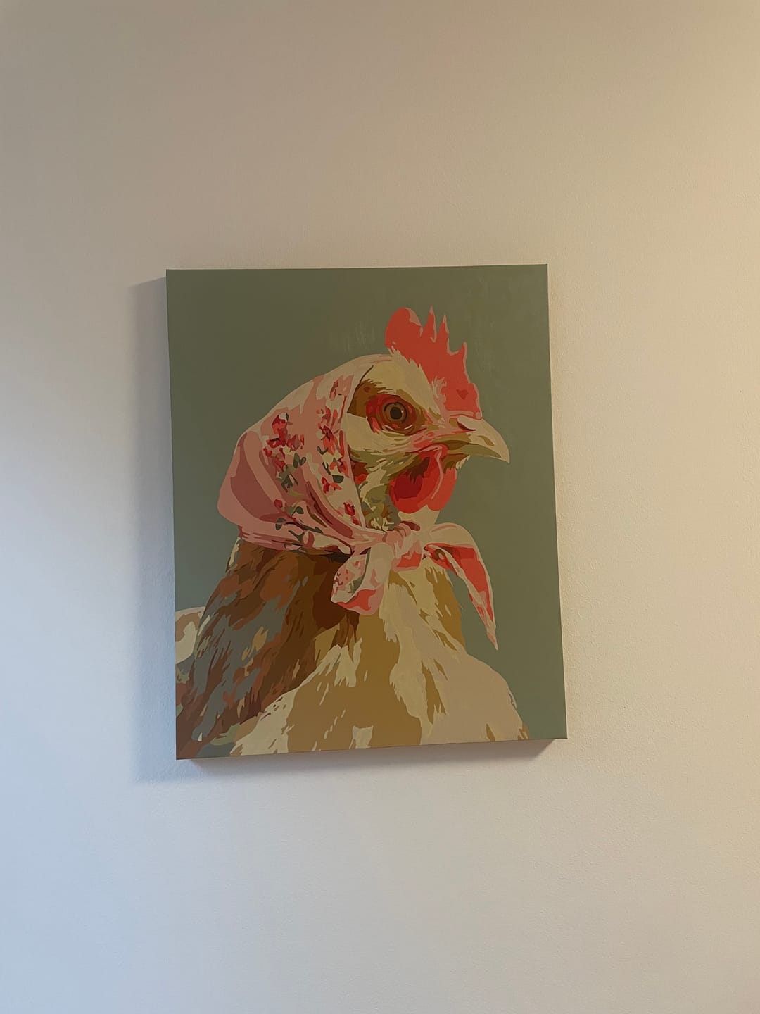 Customer photo review of Malen nach Zahlen - Coquette Huhn