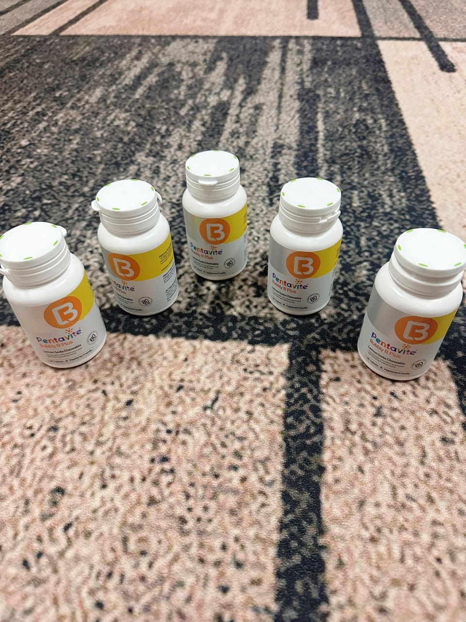 Customer photo review of Bubbly B Plus  Lemon Chewable Tablet