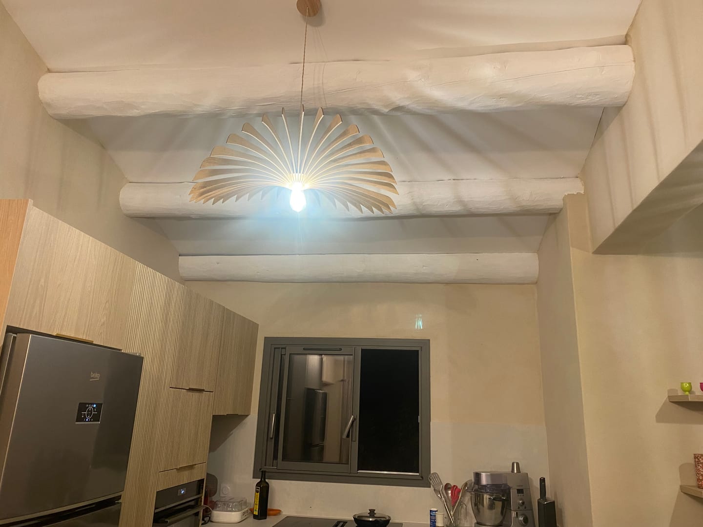 Customer photo review of Andromède teinté Chêne | Suspension