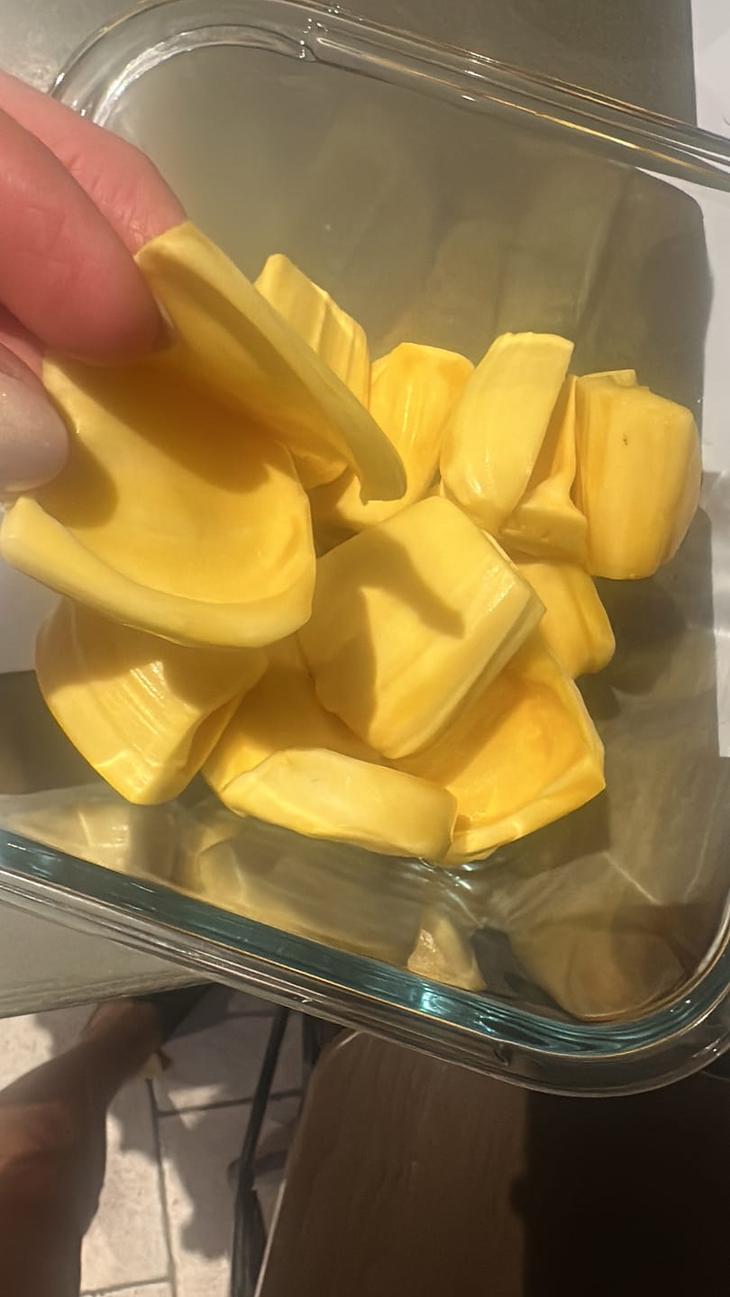 Customer photo review of Frische Jackfruit Handgeschält
