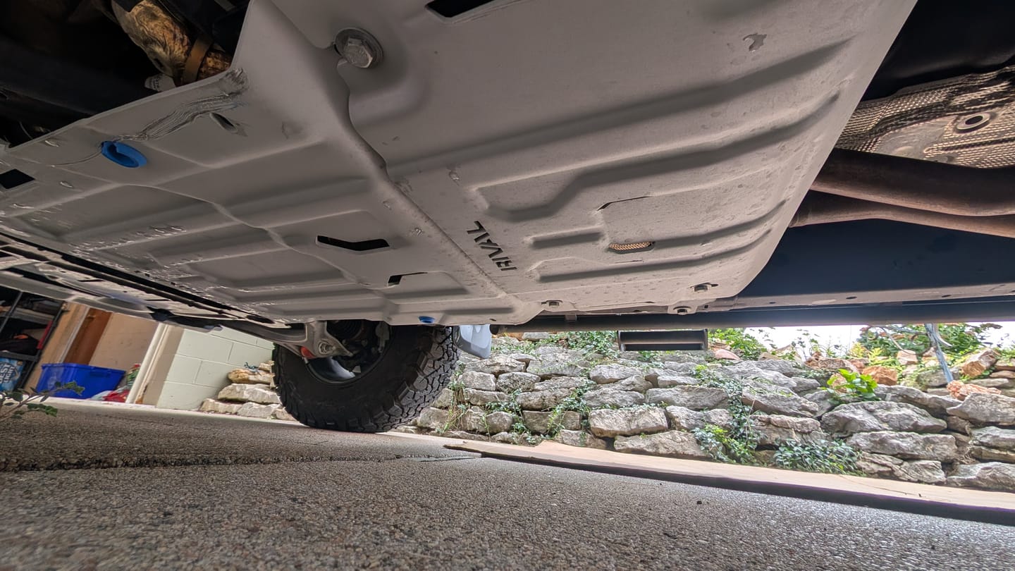 Customer photo review of RIVAL Aluminum Gas Tank Skid Plate 2024-2026 Ford Ranger Raptor