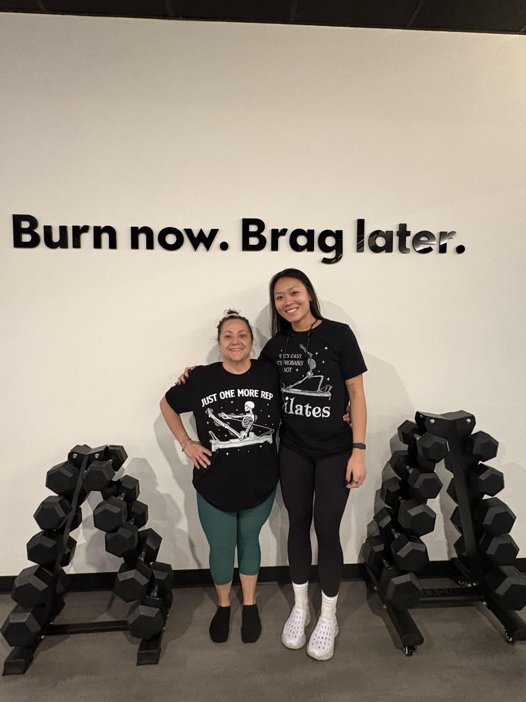Customer photo review of Just One More Rep T-shirt