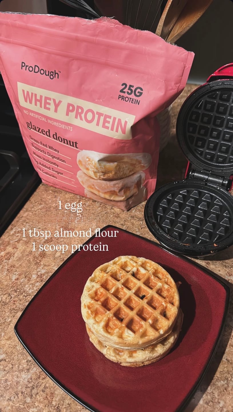 Customer photo review of Gourmet Whey Protein Powders