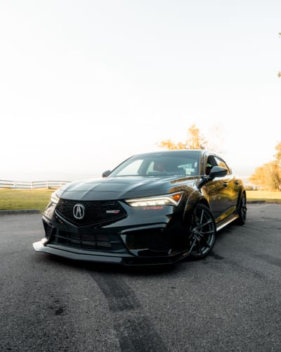 Customer photo review of 2024-Up Acura Integra DE5 Front Lip Splitter