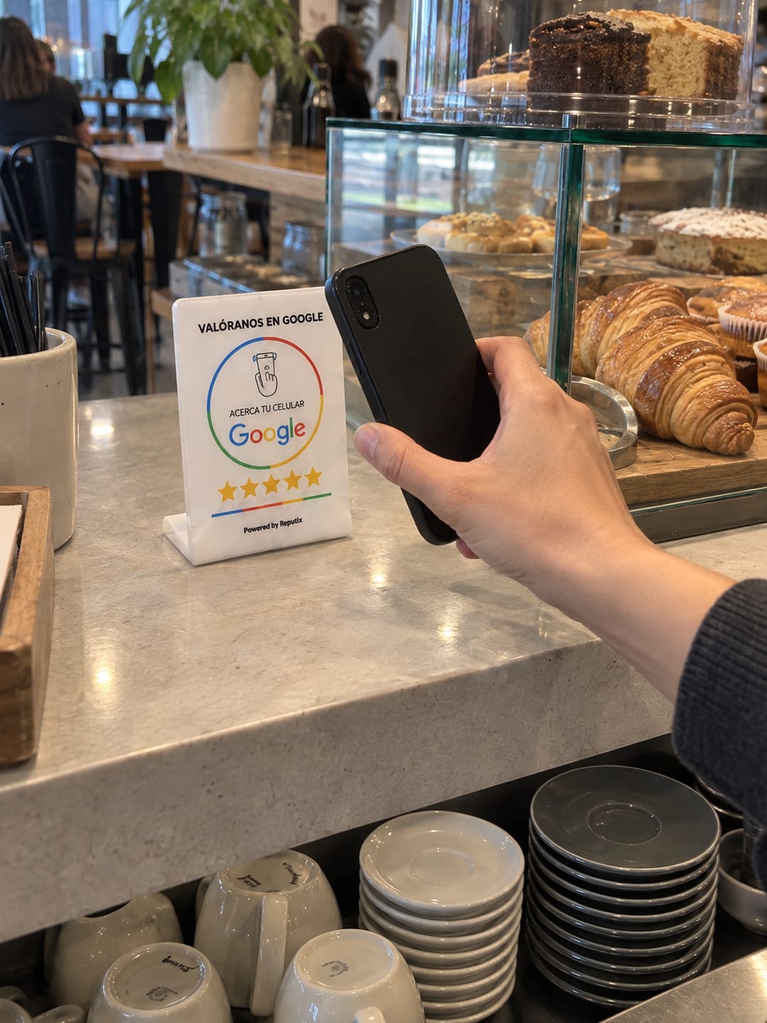 Customer photo review of Placa NFC - Google Reviews