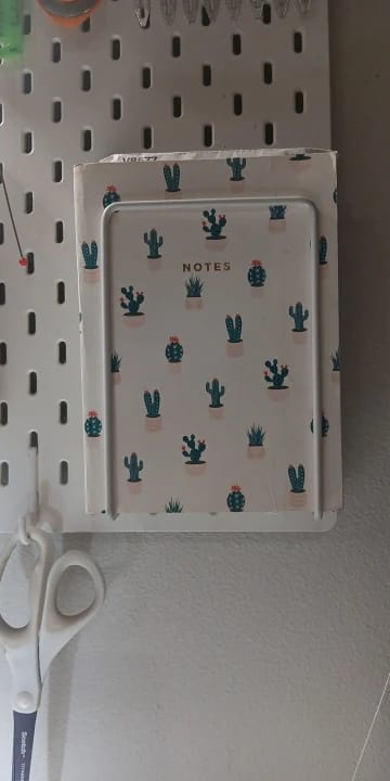 Customer photo review of PegEase Wall Organizer