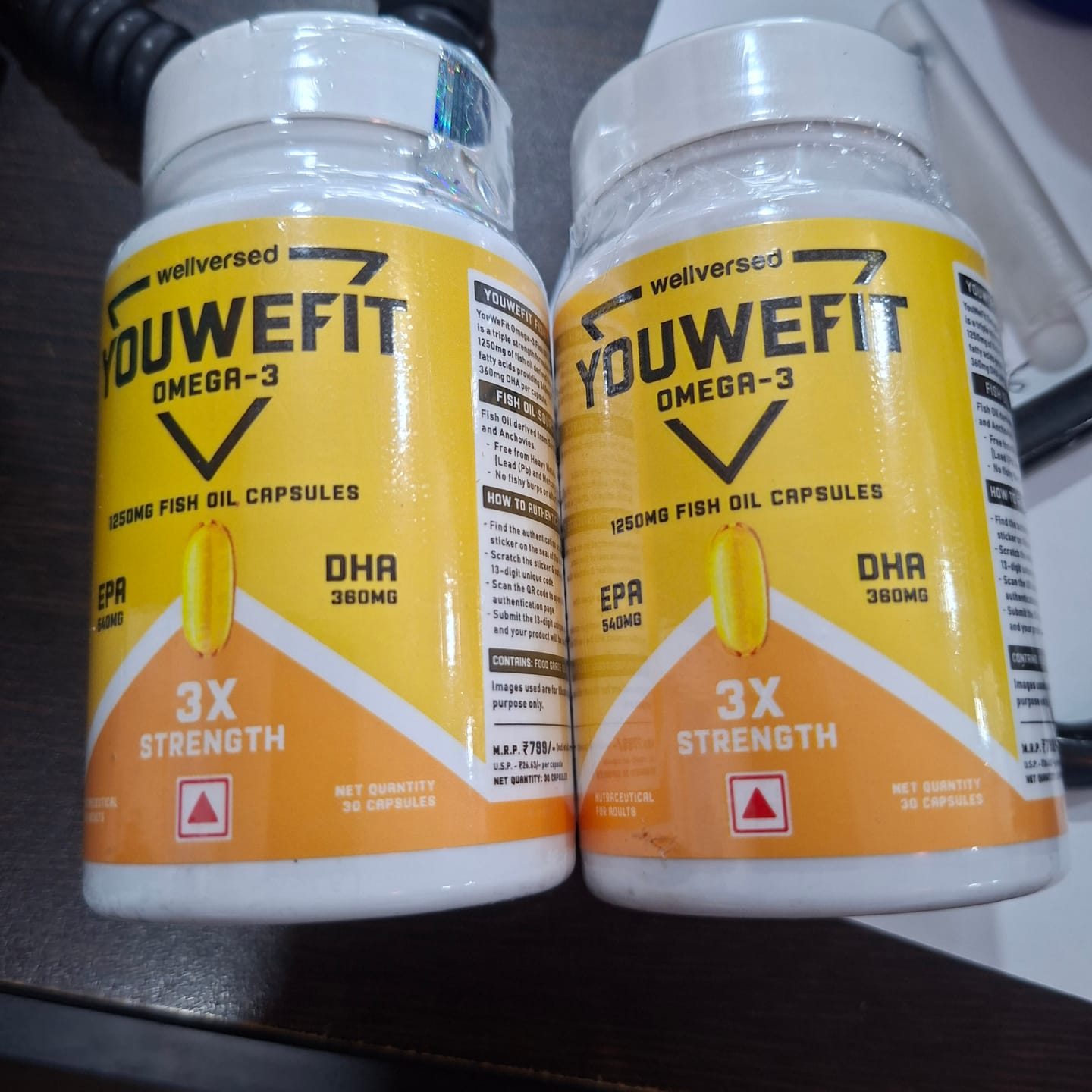 Customer photo review of YouWeFit Omega-3 Fish Oil (60 Capsules), 1250mg