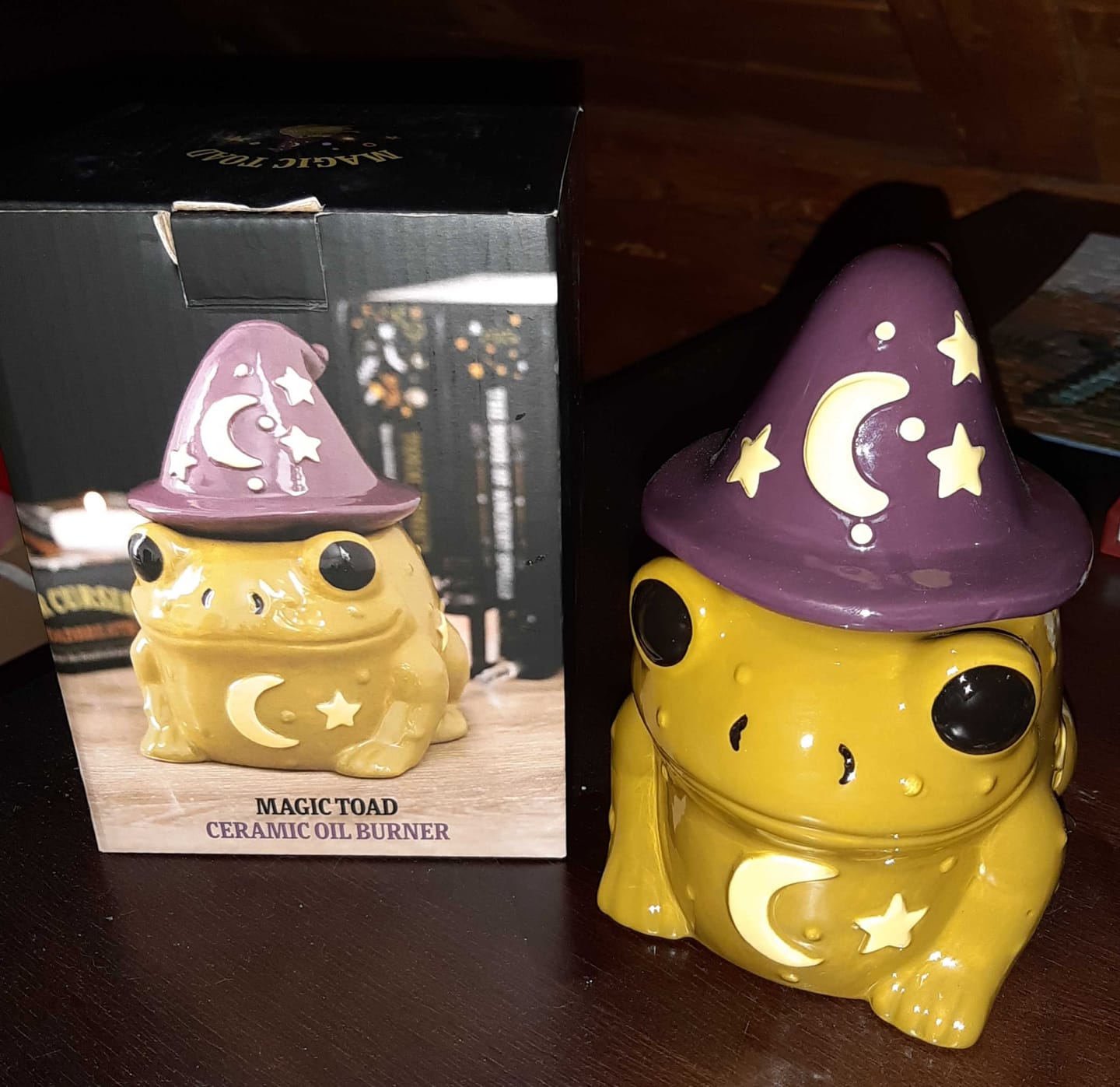 Customer photo review of Duftlampe magische Kröte – Keramik Ölbrenner für Duftöl und Wax Melts