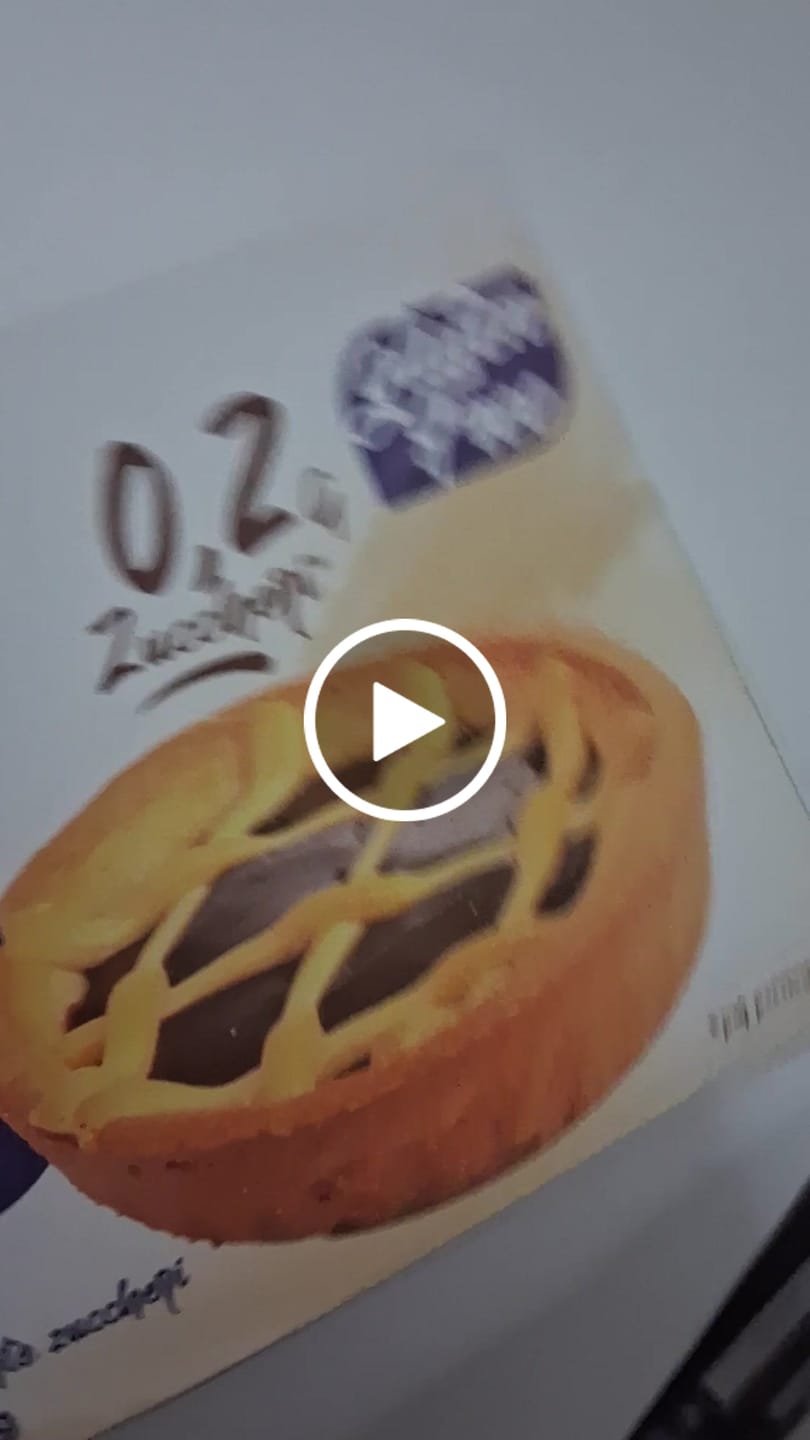 Customer video review of Crostatine con crema al cioccolato