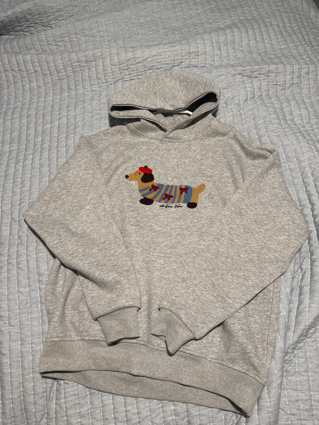 Customer photo review of Aelfric Eden Cartoon Dachshund Hoodie