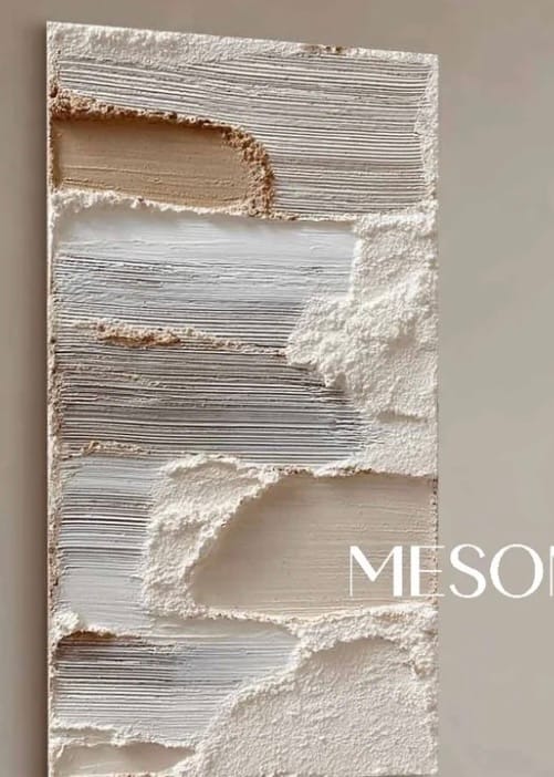 Customer photo review of Plaster Art Texture Painting #SG418