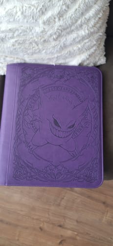 Customer photo review of Purple Evil - Toploader Trading Card Binder