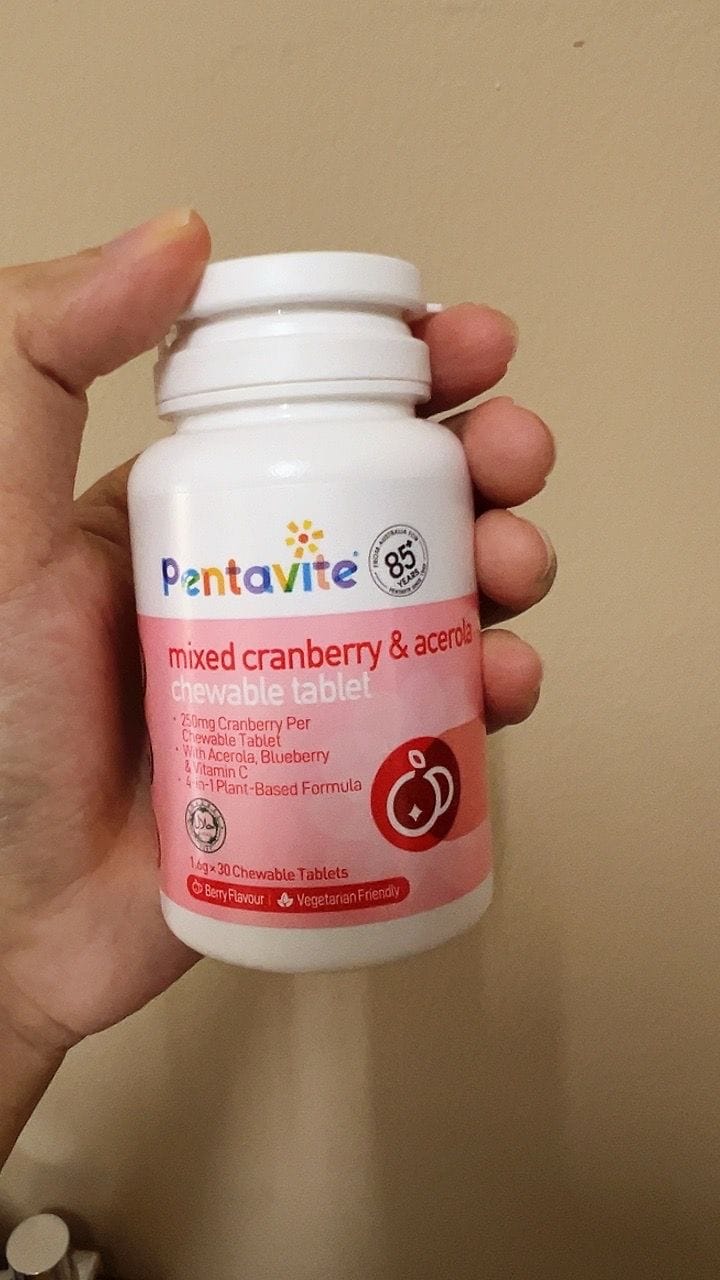 Customer photo review of Mixed Cranberry & Acerola Chewable Tablet