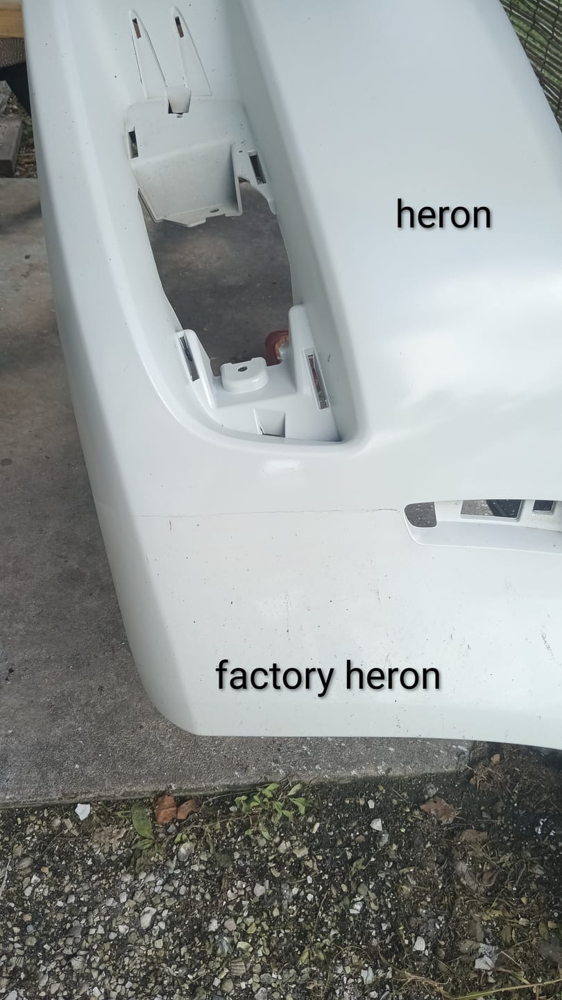 Customer photo review of HOLDEN HERON WHITE 679F | OEMatch Automotive Spraycan
