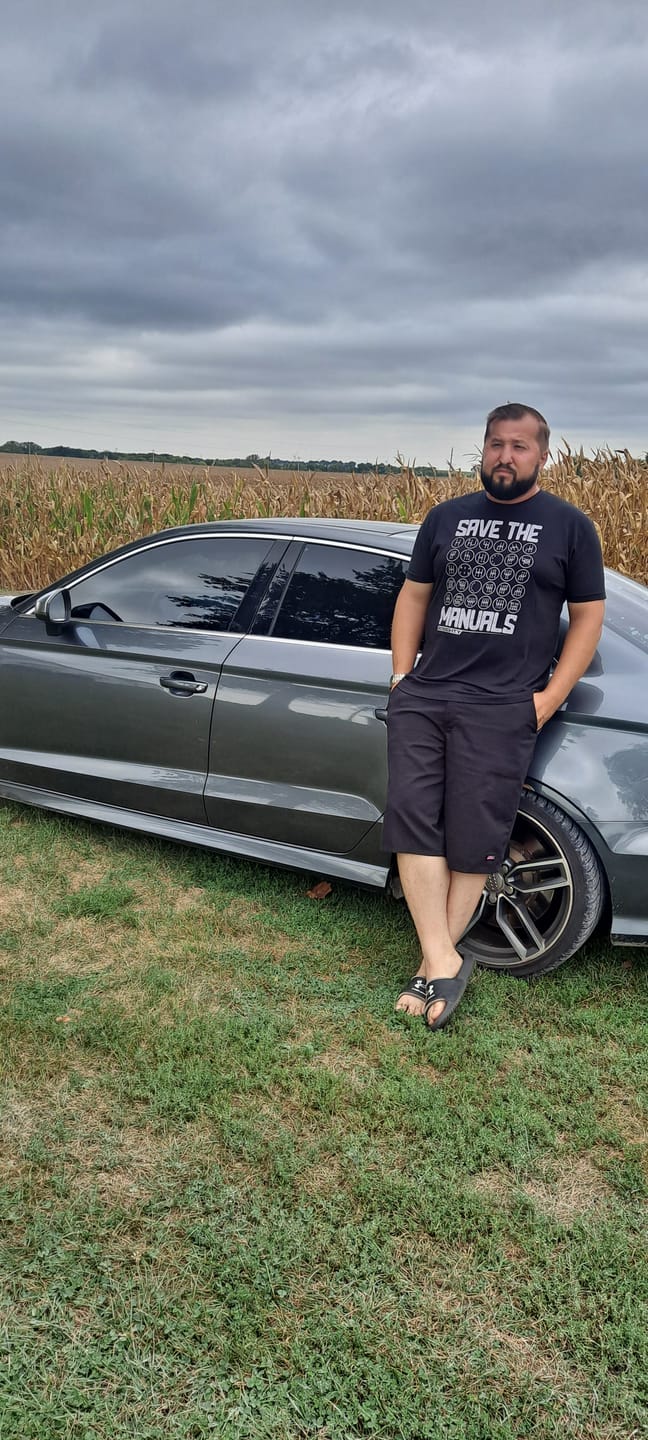 Customer photo review of 80Eighty® Save The Manuals Shirt