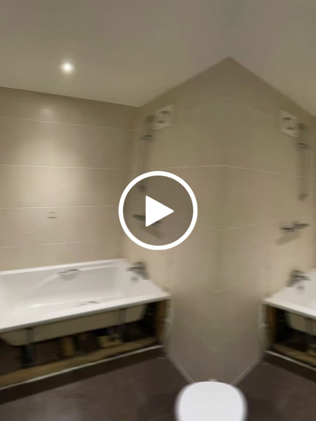 Customer video review of 10mm Copper Retro Metallic Matt Shower Panel 1M x 2.4M