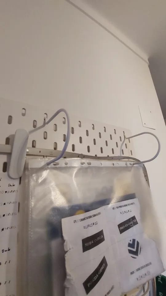 Customer photo review of PegEase Wall Organizer