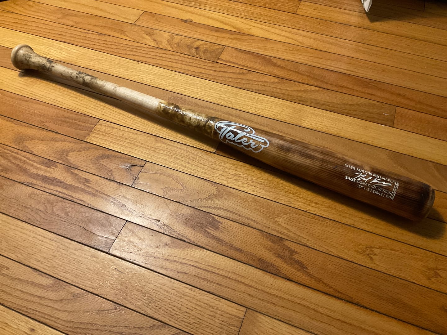 Customer photo review of Nick Kurtz KURTZ16 PRO Wood Bat