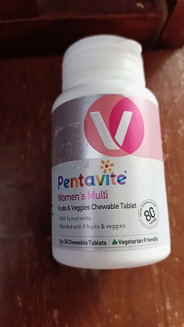 Customer photo review of Women’s Multi Fruits & Veggies Chewable Tablet