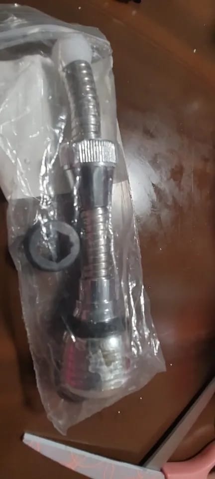 Customer photo review of Rotating Faucet Sprinkler Extender