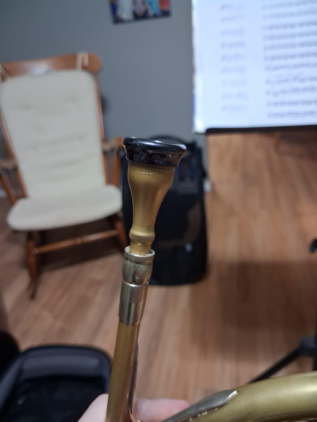 Customer photo review of Houghton Horns Model H3 - French Horn Two-Piece Mouthpiece Underpart