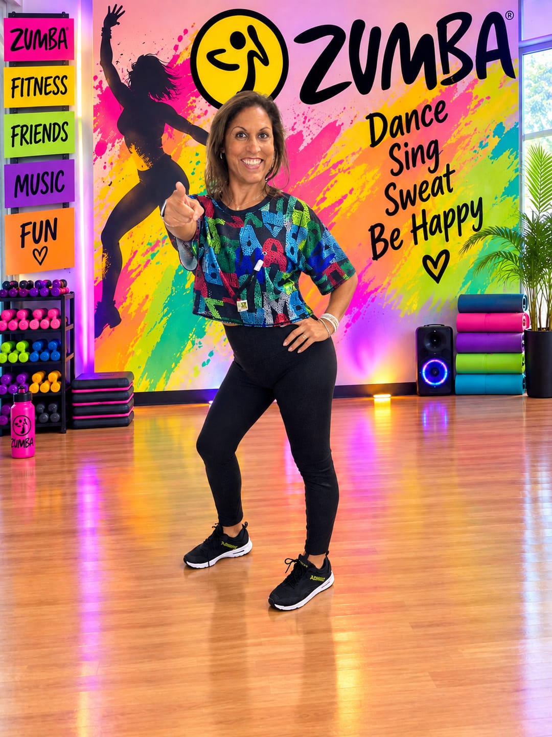 Customer photo review of Latin Movement Boxy Dolman Crop Top