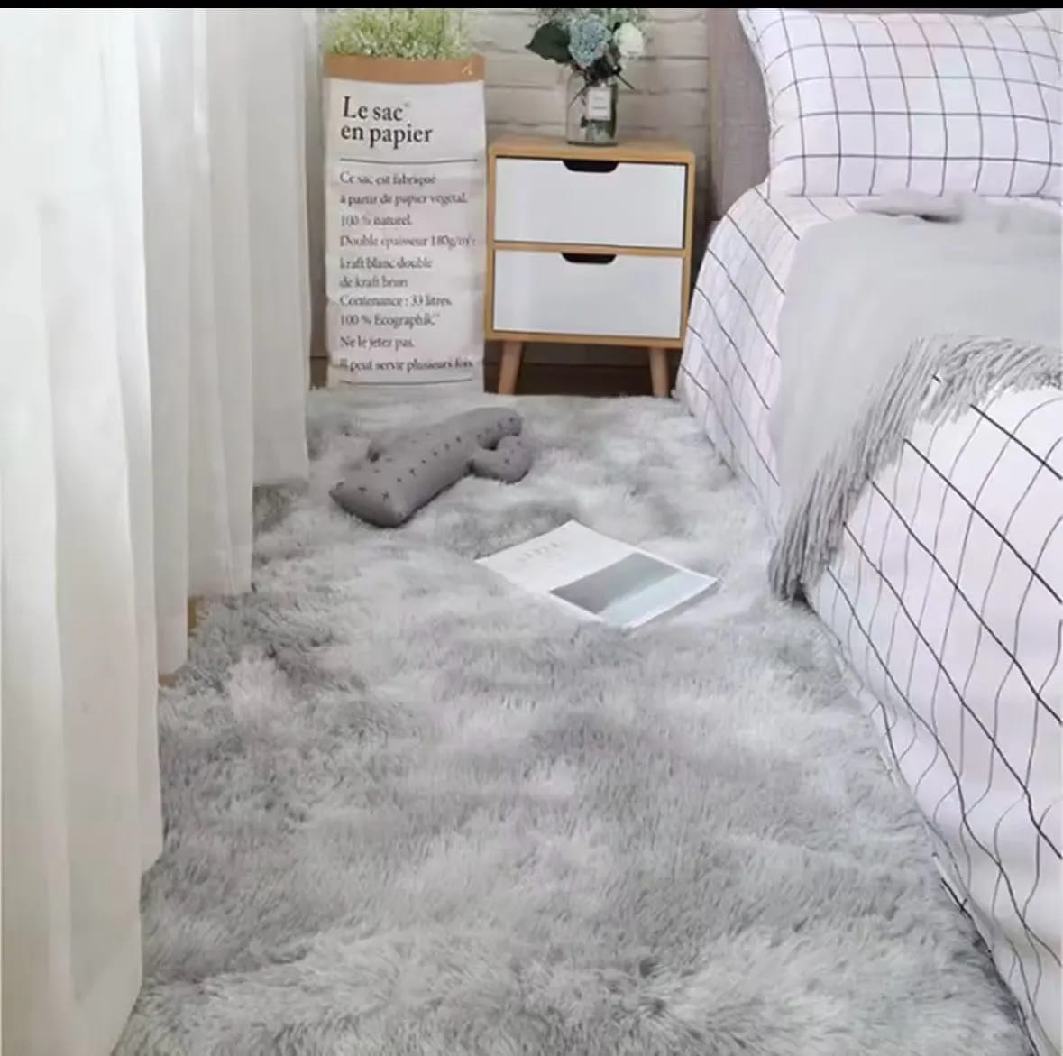Customer photo review of FluffyDye Area Rug