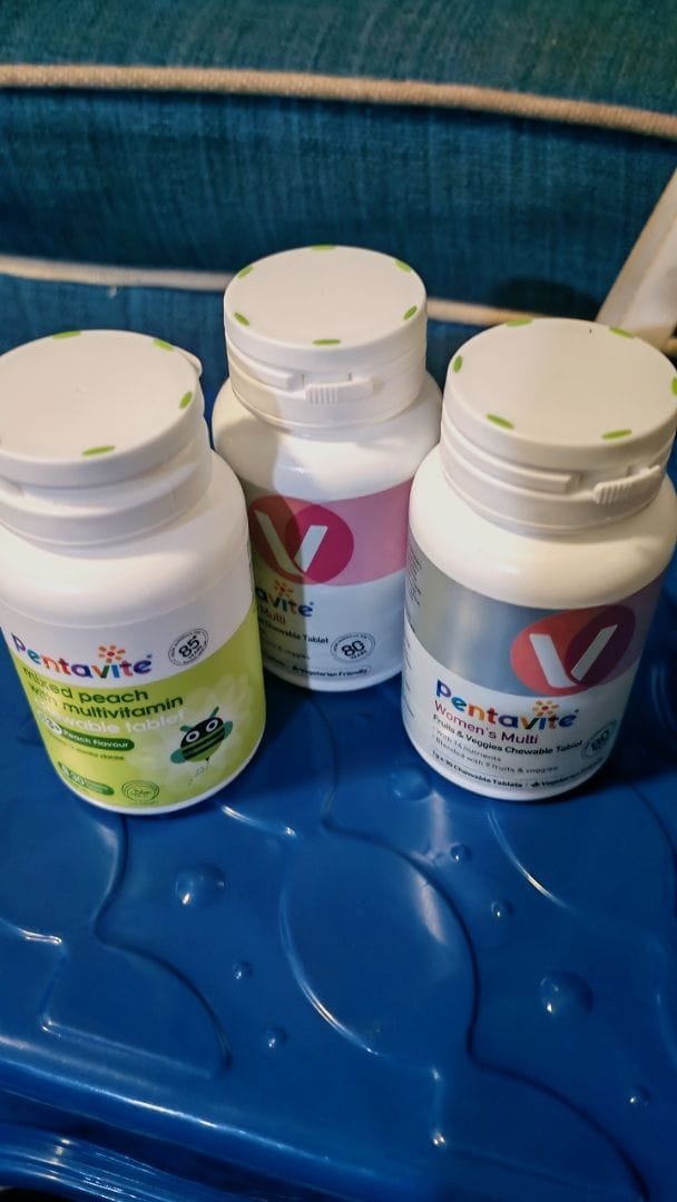 Customer photo review of Mixed Peach with Multivitamin Chewable Tablet