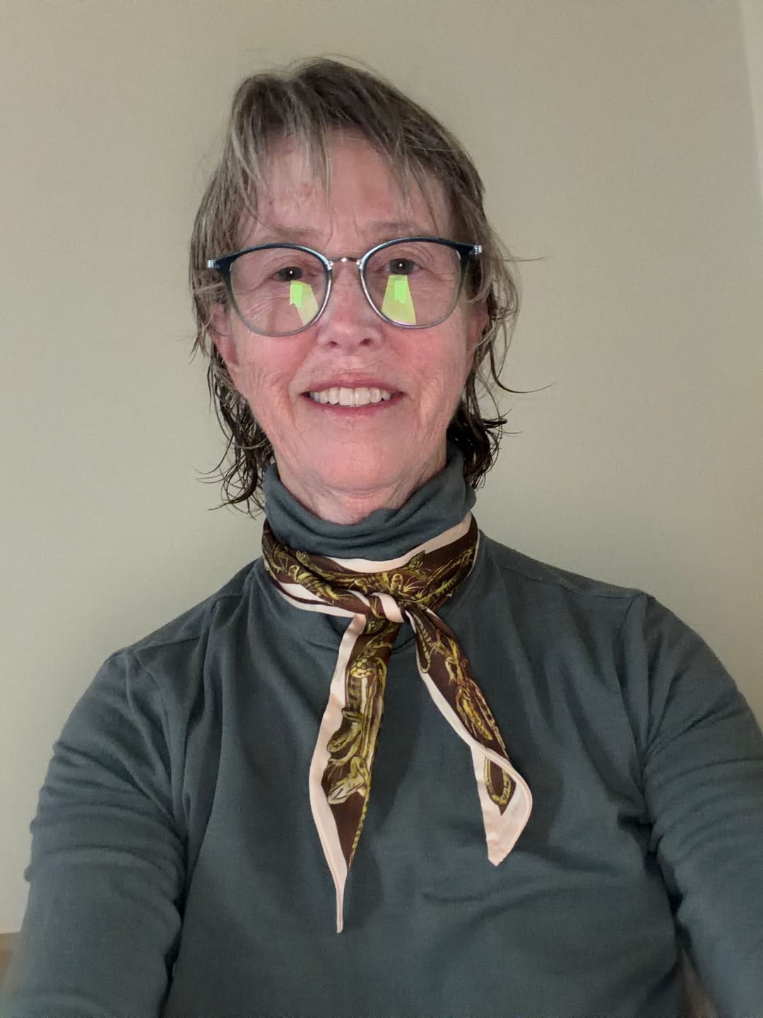 Customer photo review of Lizards Skinny Scarf